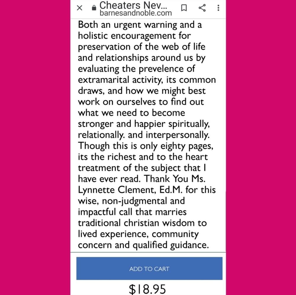 Cheaters Never Win Book - Picture 2 of 2